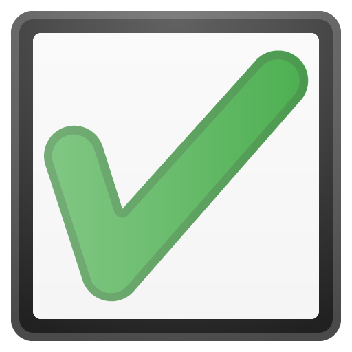 Check Box with Check, the design in this release