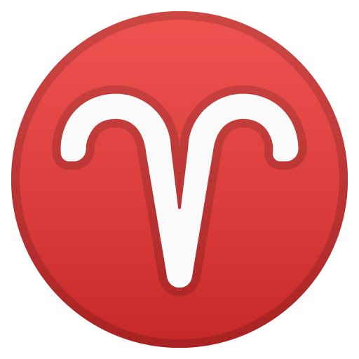 Segno Zodiacale Dell’Ariete as drawn by Google in Android 10.0
