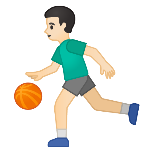 Man Bouncing Ball: Light Skin Tone, the design in this release
