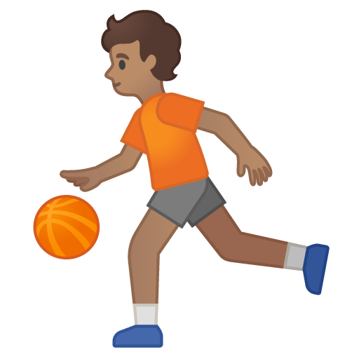 Person Bouncing Ball: Medium Skin Tone, the design in this release