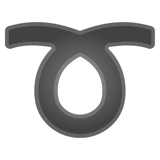 Curly Loop as drawn by Google in Android 10.0