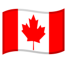 Flag: Canada as drawn by Google in Android 11.0 December 2020 Feature Drop