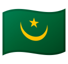 Flag: Mauritania as drawn by Google in Android 11.0 December 2020 Feature Drop