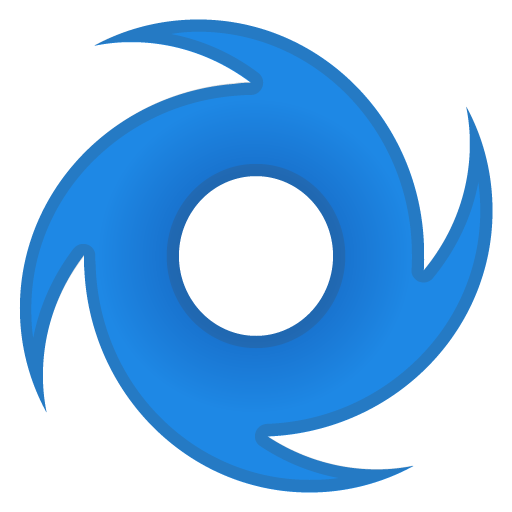 Cyclone as drawn by Google in Android 11.0 December 2020 Feature Drop