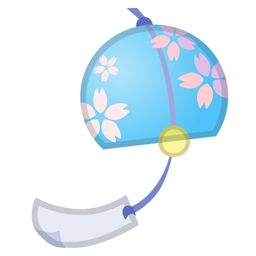 Wind Chime as drawn by Google in Android 11.0 December 2020 Feature Drop
