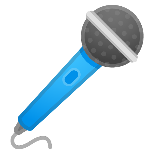 Microphone as drawn by Google in Android 11.0 December 2020 Feature Drop