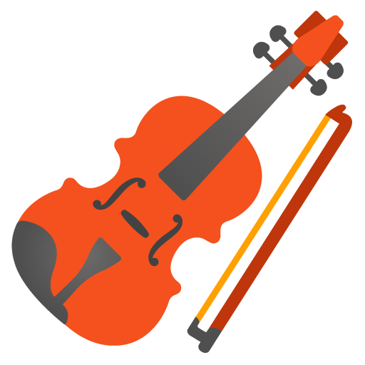Violin as drawn by Google in Android 11.0 December 2020 Feature Drop