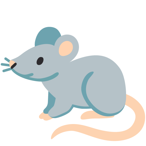 Rat as drawn by Google in Android 11.0 December 2020 Feature Drop
