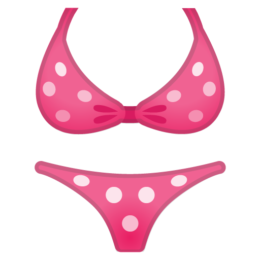 Bikini as drawn by Google in Android 11.0 December 2020 Feature Drop
