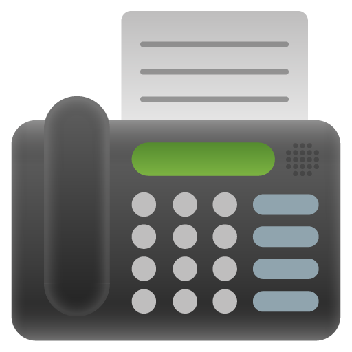 Fax Machine as drawn by Google in Android 11.0 December 2020 Feature Drop