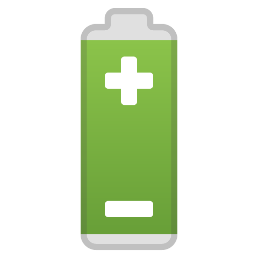 Battery as drawn by Google in Android 11.0 December 2020 Feature Drop