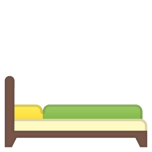 Bed as drawn by Google in Android 11.0 December 2020 Feature Drop