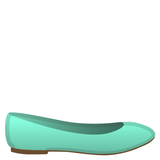 Flat Shoe as drawn by Google in Android 11.0 December 2020 Feature Drop