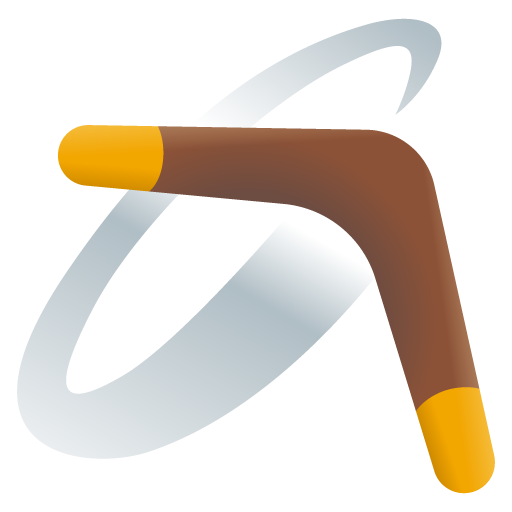 Boomerang as drawn by Google in Android 11.0 December 2020 Feature Drop
