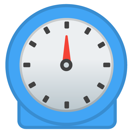 Timer Clock as drawn by Google in Android 11.0 December 2020 Feature Drop