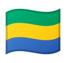 Flag: Gabon as drawn by Google in Android 11.0