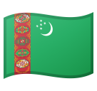 Flag: Turkmenistan, the previous design