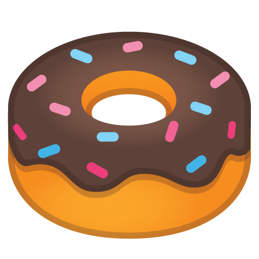 Doughnut as drawn by Google in Android 11.0