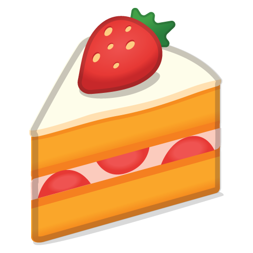 Shortcake as drawn by Google in Android 11.0