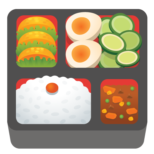 Bento Box as drawn by Google in Android 11.0