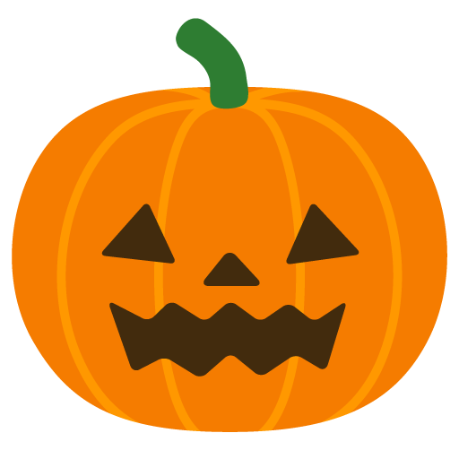 Jack-O-Lantern as drawn by Google in Android 11.0
