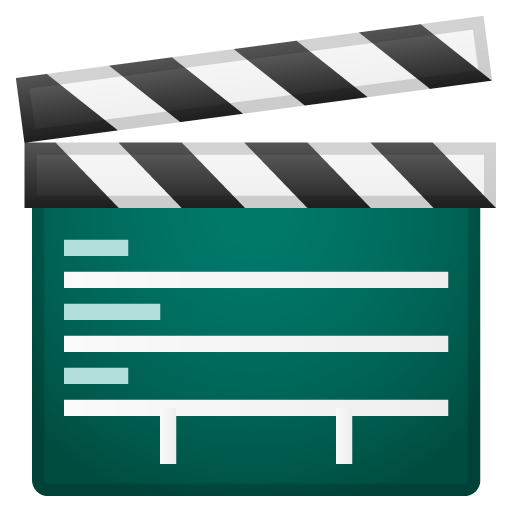 Clapper Board as drawn by Google in Android 11.0