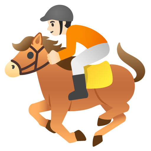 Horse Racing: Light Skin Tone, the previous design
