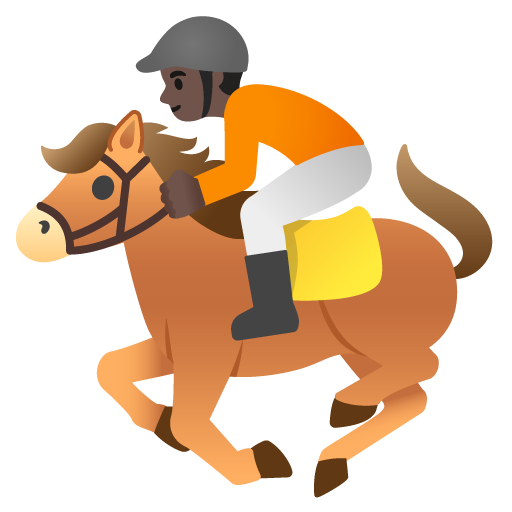 Horse Racing: Dark Skin Tone, the previous design