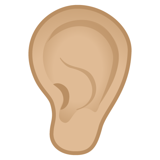 Ear: Medium-Light Skin Tone, the previous design