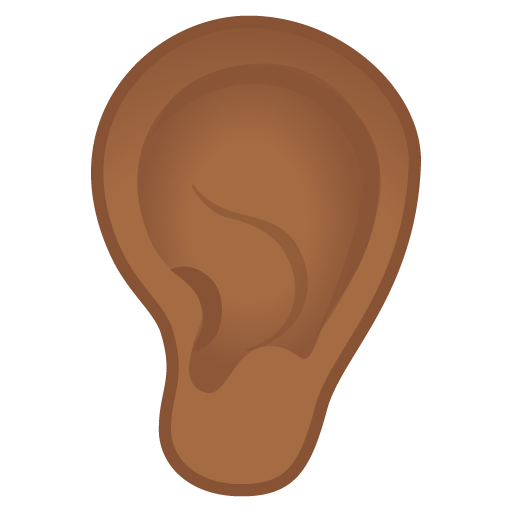 Ear: Medium-Dark Skin Tone, the previous design