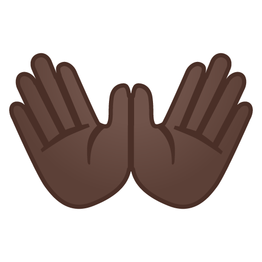 Open Hands: Dark Skin Tone, the previous design