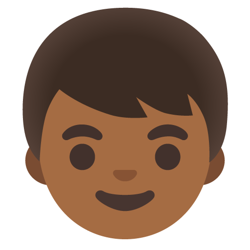 Boy: Medium-Dark Skin Tone, the design in this release