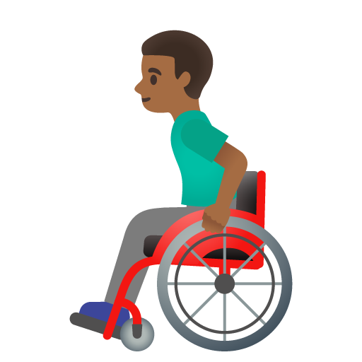 Man in Manual Wheelchair: Medium-Dark Skin Tone, the previous design