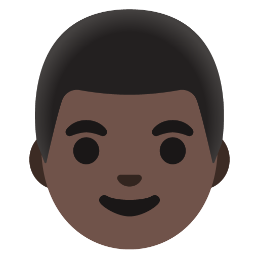 Man: Dark Skin Tone, the design in this release