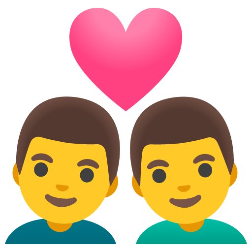 Couple with Heart: Man, Man, the previous design