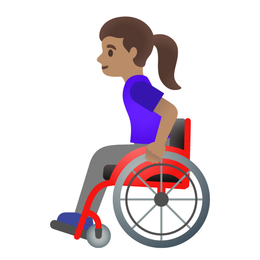 Woman in Manual Wheelchair: Medium Skin Tone, the previous design