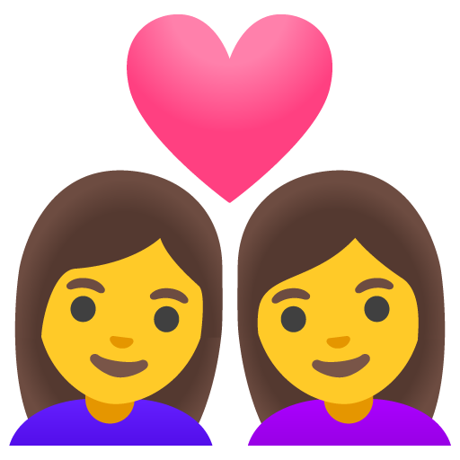 Couple with Heart: Woman, Woman, the previous design