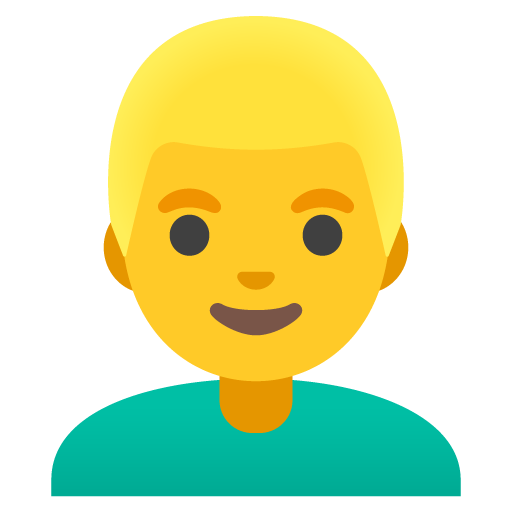 Man: Blond Hair, the design in this release
