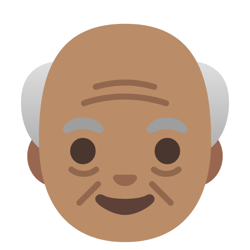 Old Man: Medium Skin Tone, the design in this release
