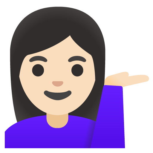 Woman Tipping Hand: Light Skin Tone, the design in this release