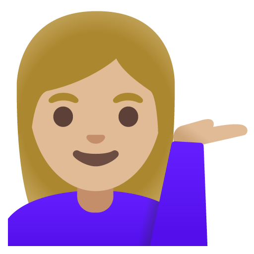 Woman Tipping Hand: Medium-Light Skin Tone, the design in this release