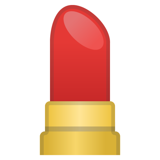 Lipstick as drawn by Google in Android 11.0