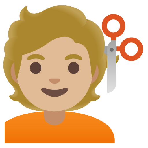 Person Getting Haircut: Medium-Light Skin Tone, the previous design