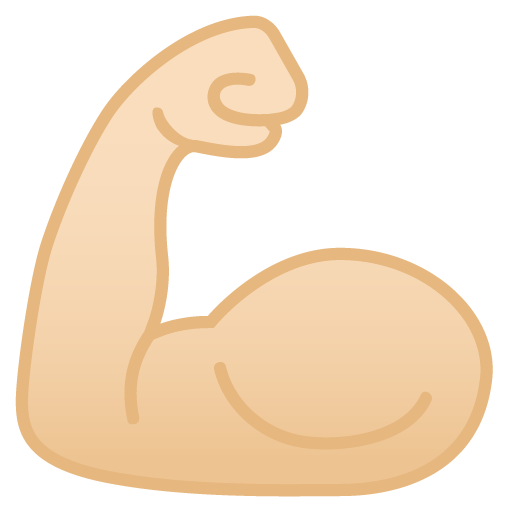 Flexed Biceps: Light Skin Tone, the previous design