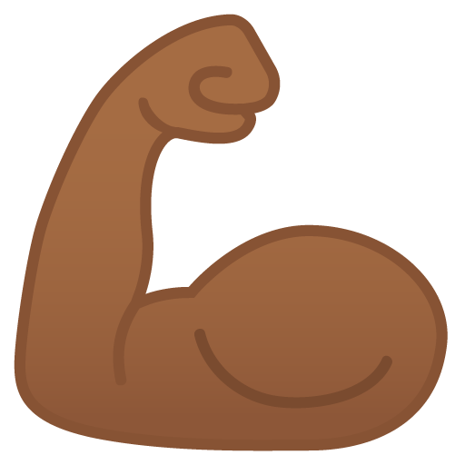 Flexed Biceps: Medium-Dark Skin Tone, the previous design