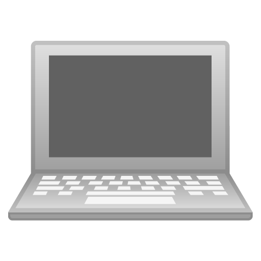 Laptop as drawn by Google in Android 11.0