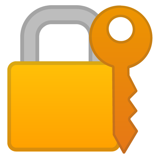 Locked with Key as drawn by Google in Android 11.0