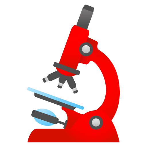 Microscope as drawn by Google in Android 11.0