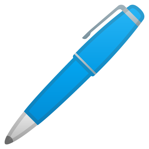Pen as drawn by Google in Android 11.0