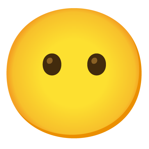 Face Without Mouth as drawn by Google in Android 11.0